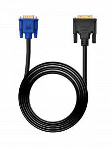 Видеошнур DVI-I / VGA кабель 1.5 метра Орбита OT-AVW03 силиконовый